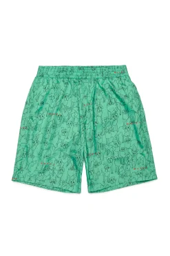 Swimwear | Swimwear>MARNI Allover boxer swimming costume Joy pastel green