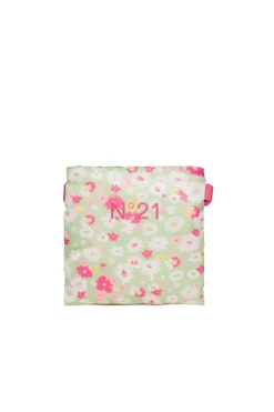 Bags And Backpacks | Logomania>N°21 Allover Flowers clutch bag light mint green