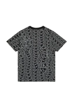 Logomania | Logomania>N°21 Allover Glitch jersey T-shirt black
