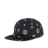 Hats And Caps | Hats And Caps>MM6 MAISON MARGIELA Allover Numeric logo five-panel hat black
