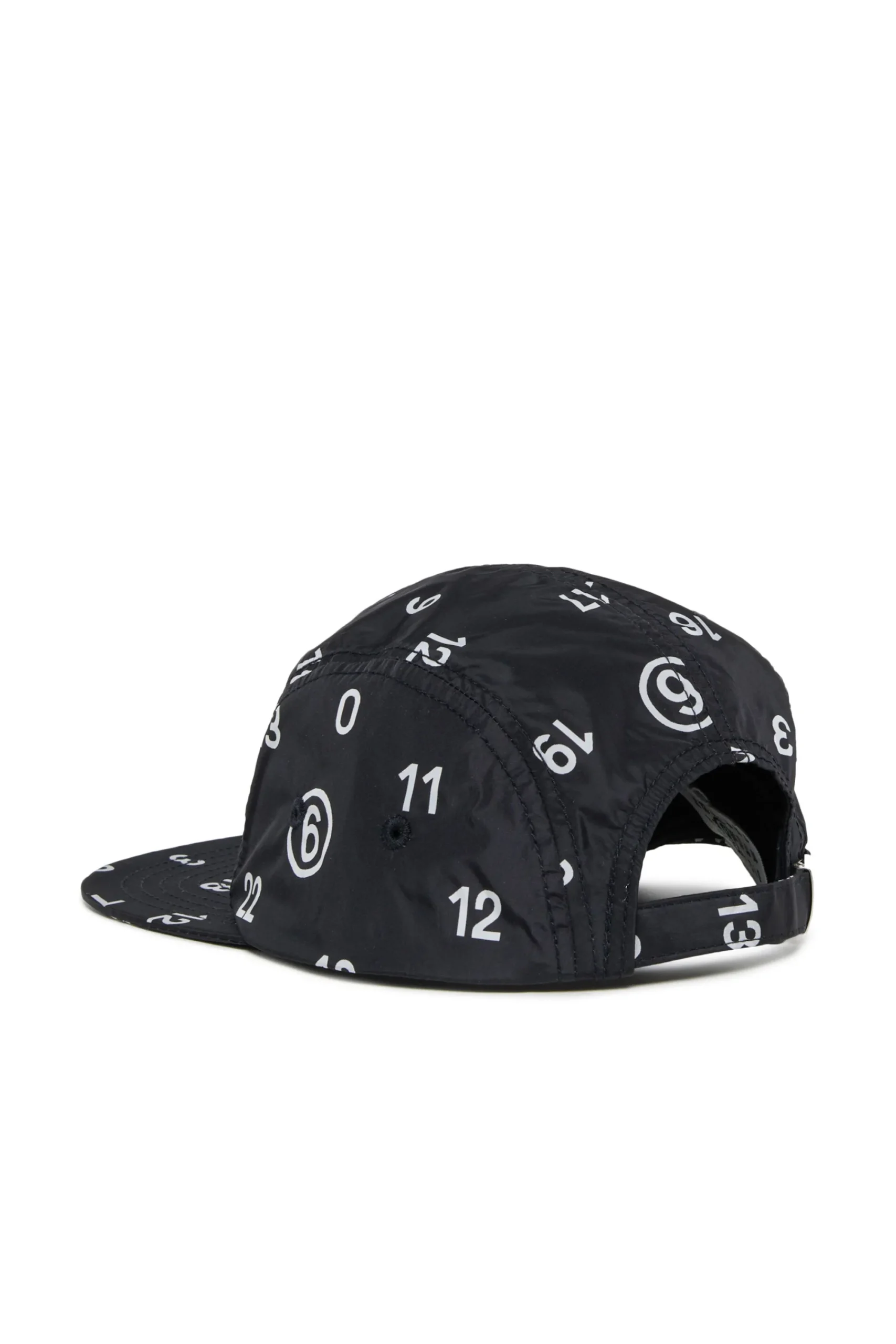 Hats And Caps | Hats And Caps>MM6 MAISON MARGIELA Allover Numeric logo five-panel hat black