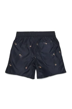 Swimwear | Swimwear>N°21 Allover Palms boxer shorts black
