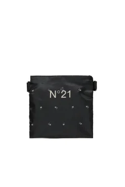 Bags And Backpacks | Logomania>N°21 Allover Palms clutch bag black
