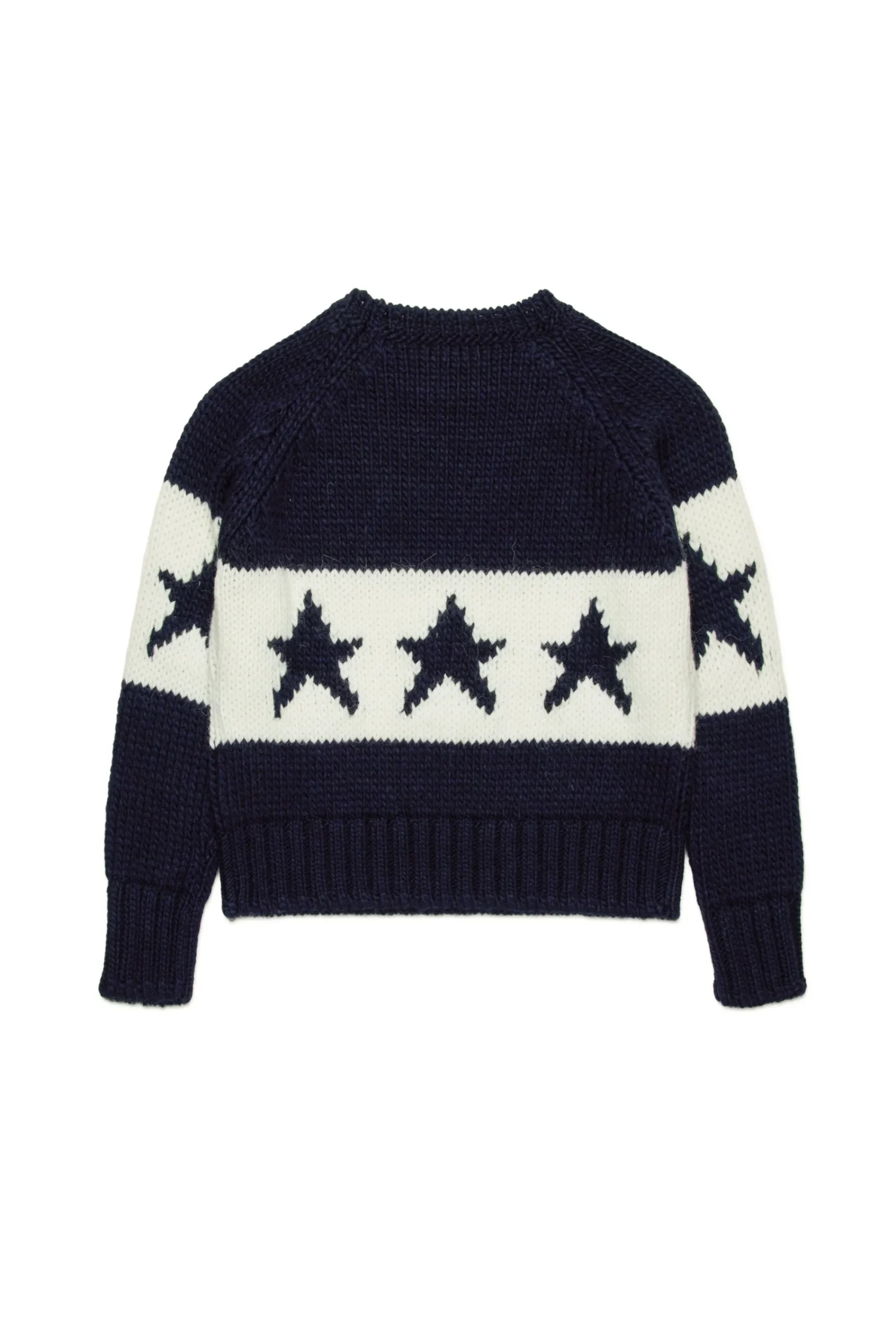 Knitwear>N°21 Alpaca-blend pullover with stars sailor blue