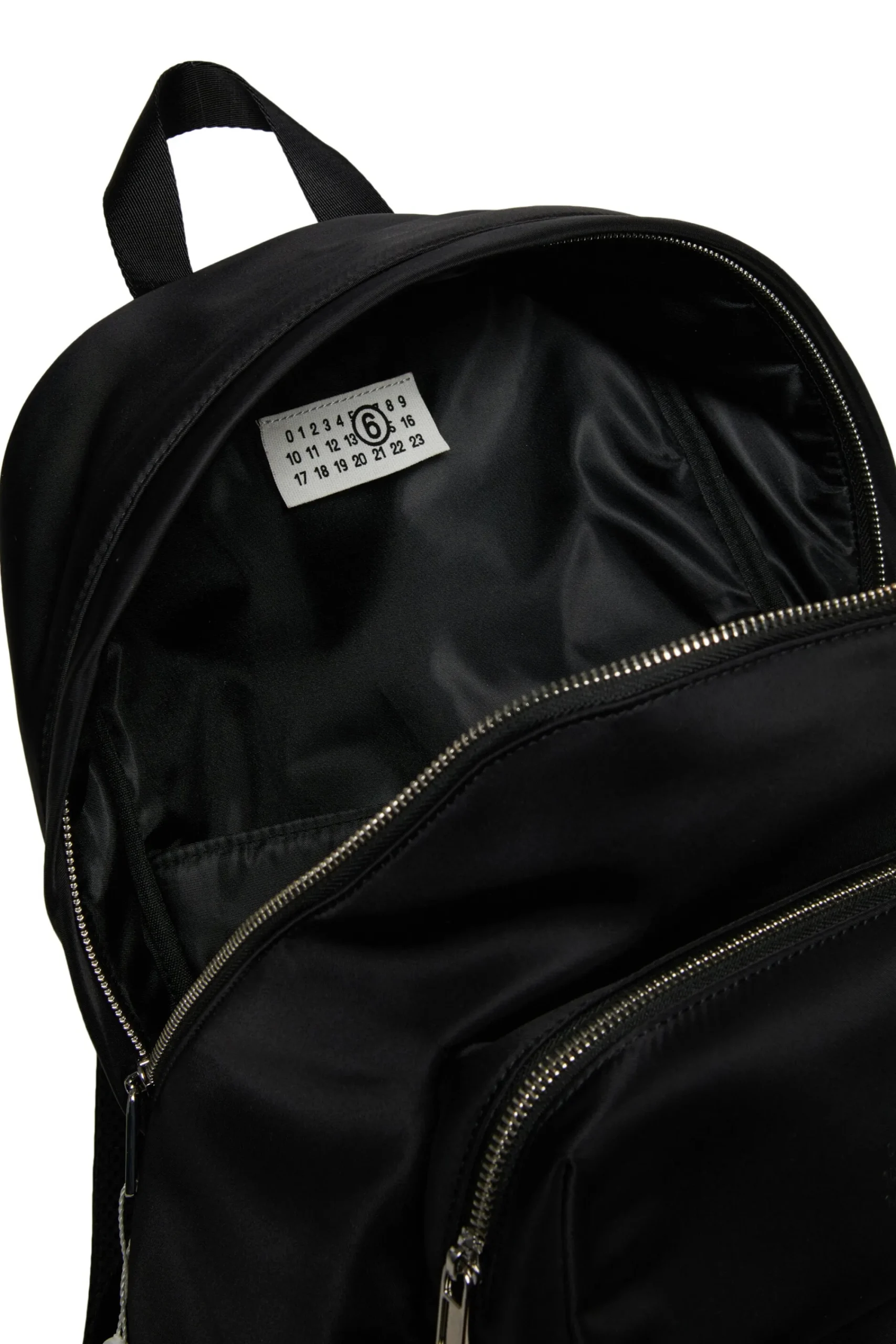 Bags And Backpacks | Backpacks And Belt Bags>MM6 MAISON MARGIELA Backpack branded with Numeric logo black