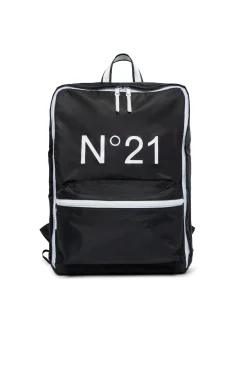 Logomania | Logomania>N°21 Backpack with branded tape black