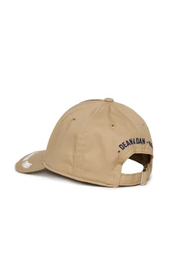 Hats And Caps | Logomania>DSQUARED2 Baseball cap with D2 patch medium gray