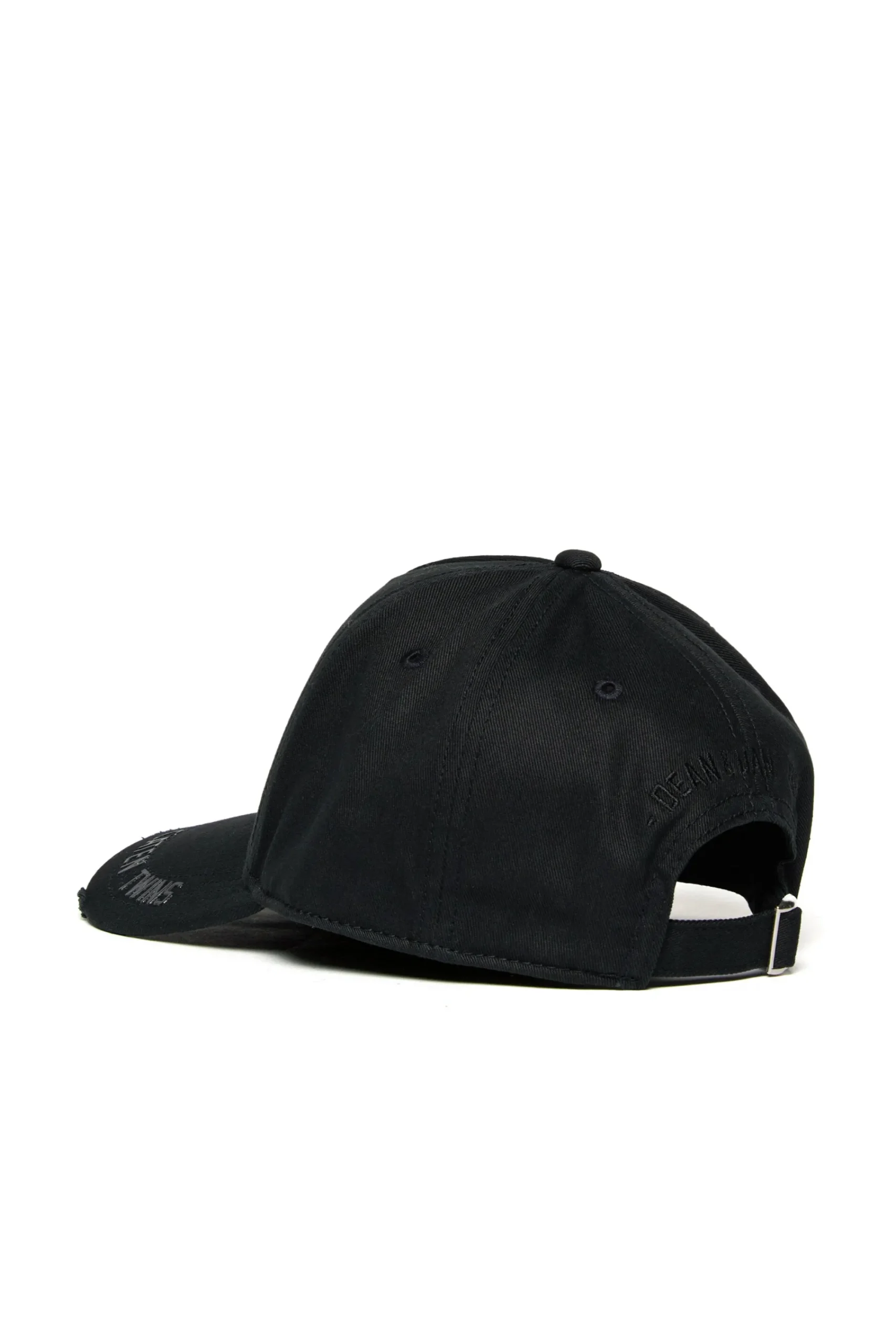 Hats And Caps | Logomania>DSQUARED2 Baseball cap with D2 patch black