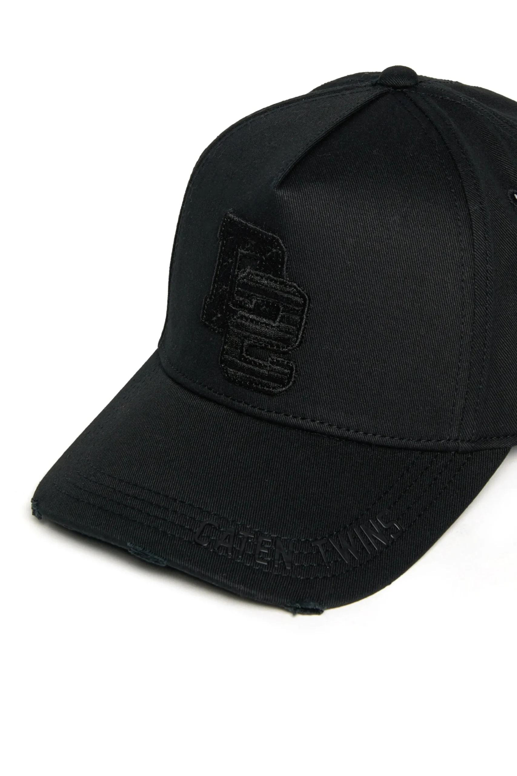 Hats And Caps | Logomania>DSQUARED2 Baseball cap with D2 patch black