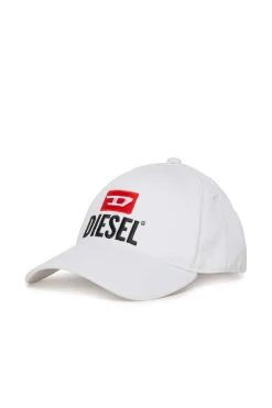 Hats And Caps | Hats And Caps>DIESEL Baseball cap with logo D white