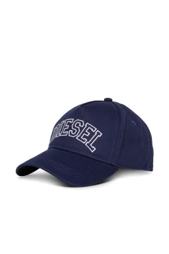 Hats And Caps | Hats And Caps>DIESEL Baseball cap with logo blue peacoat