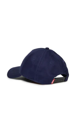 Hats And Caps | Hats And Caps>DIESEL Baseball cap with logo blue peacoat