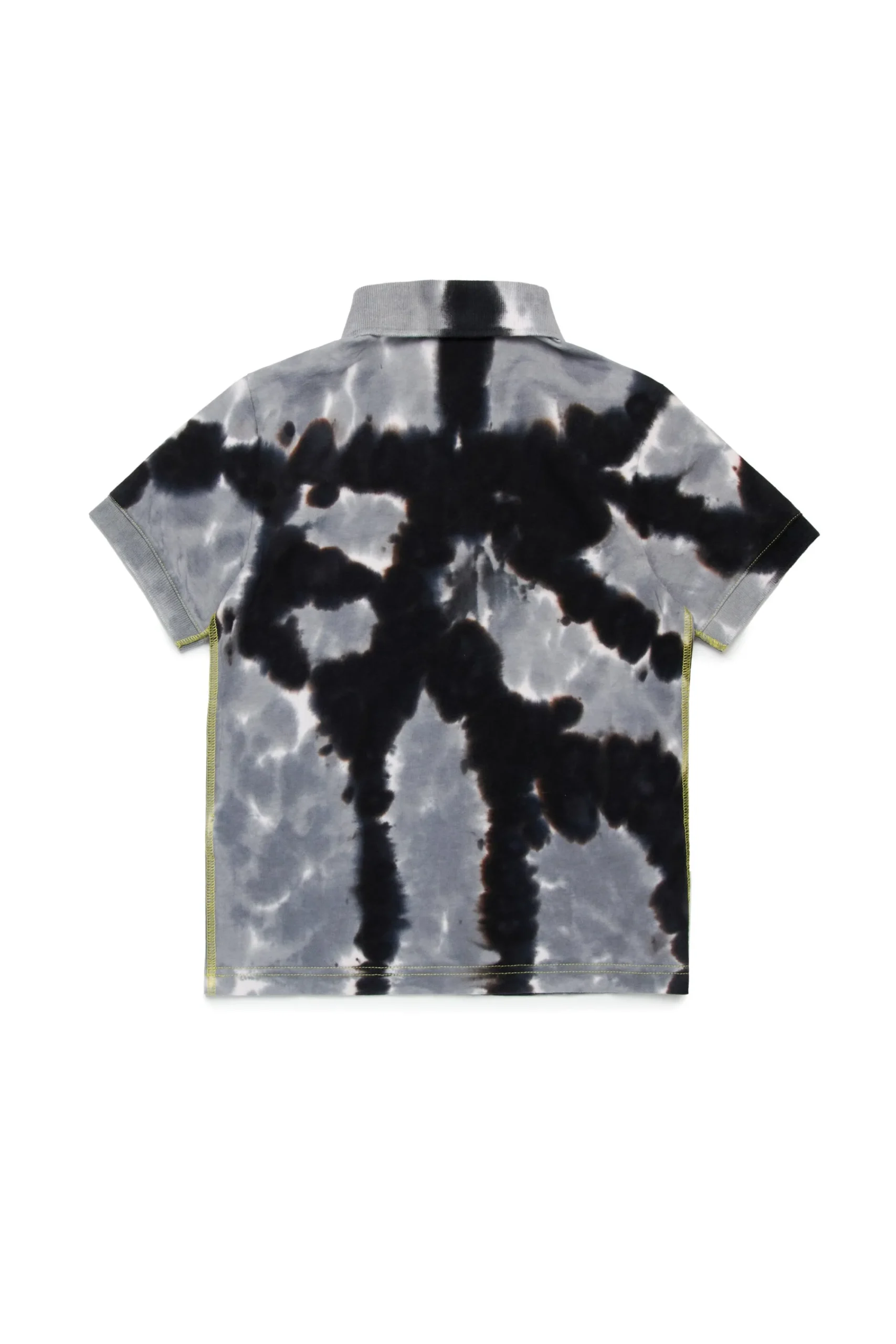 Oval D By Diesel | Oval D By Diesel>DIESEL Batik polo shirt with Oval D logo black