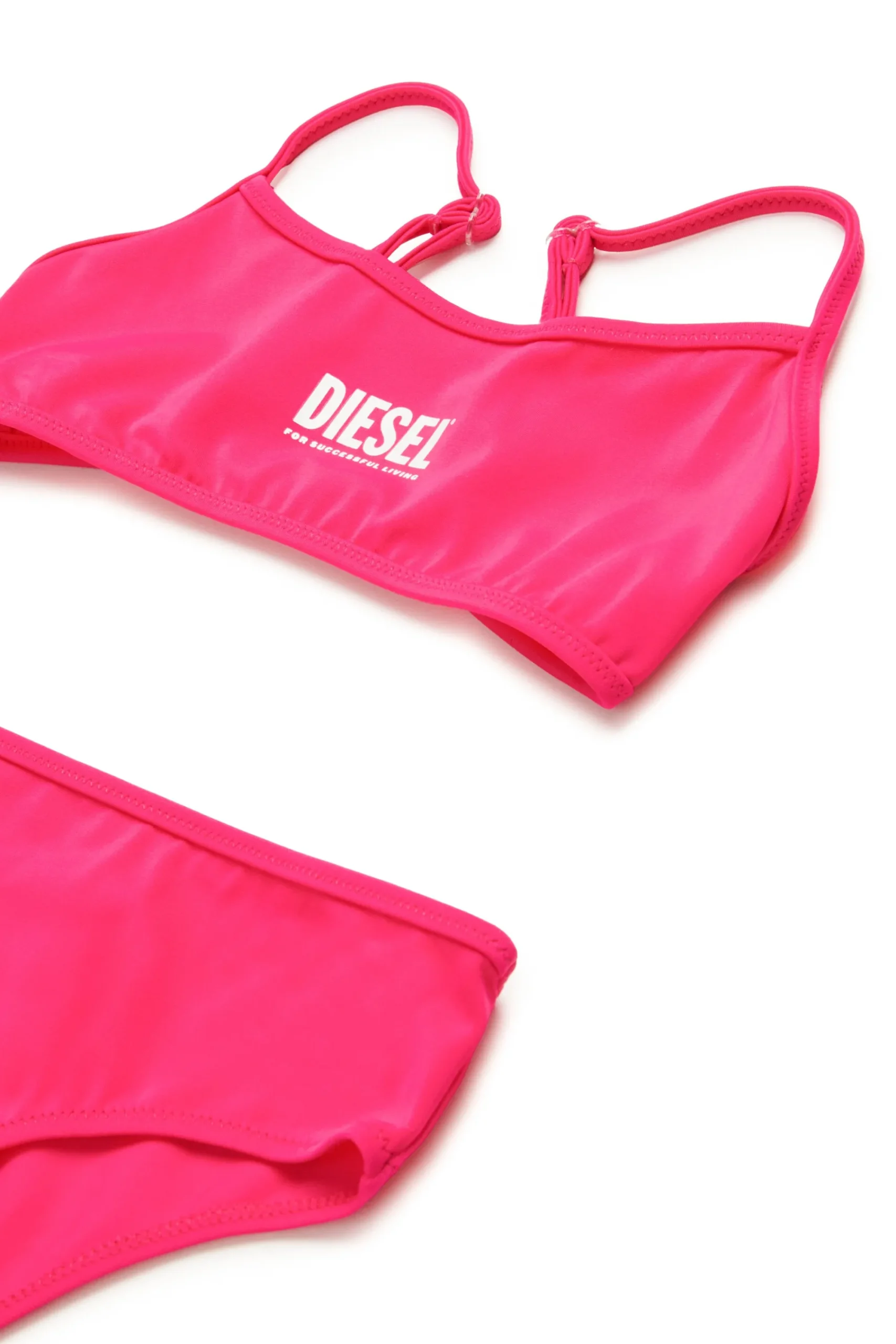 Swimwear | Swimwear>DIESEL Bikini swimsuit with institutional logo candy pink