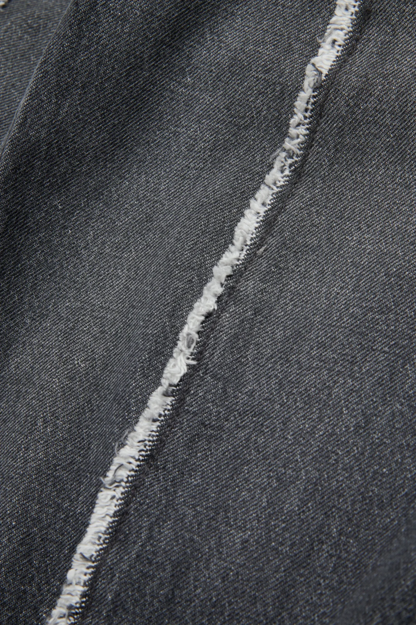 Jeans | Denim-Mania>MM6 MAISON MARGIELA Black jeans with raw cut details Denim Black