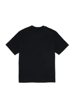 Logomania | Logomania>MARNI jersey t-shirt with logo BLACK