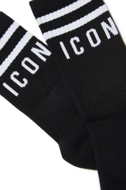 Socks | Logomania>DSQUARED2 socks with Icon logo black