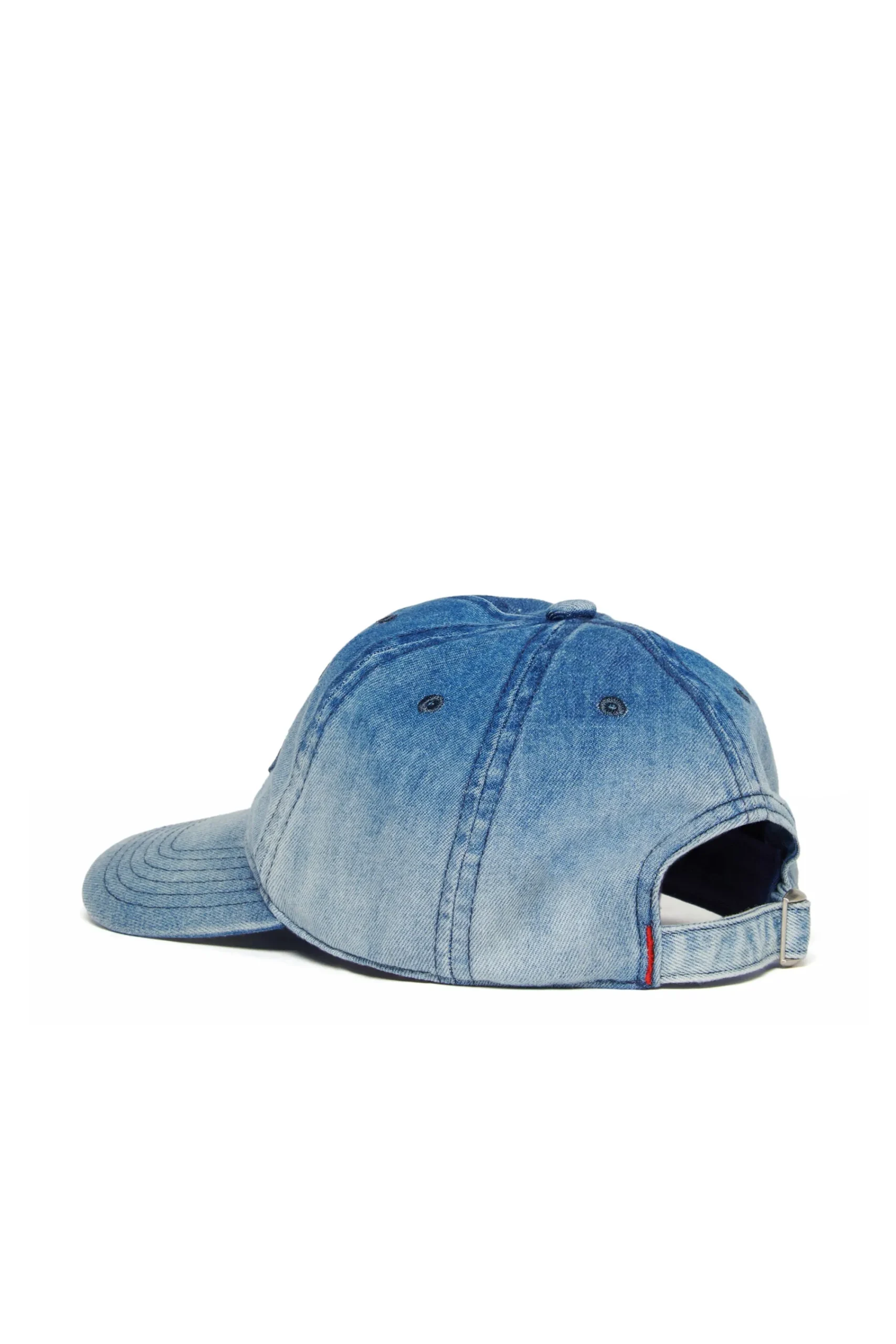 Hats And Caps | Denim-Mania>MAX&Co. Bleached denim baseball cap blue denim