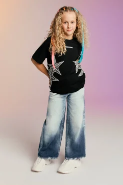 Jeans | Denim-Mania>DSQUARED2 Bleached-effect boyfriend jeans - Traveller blue denim