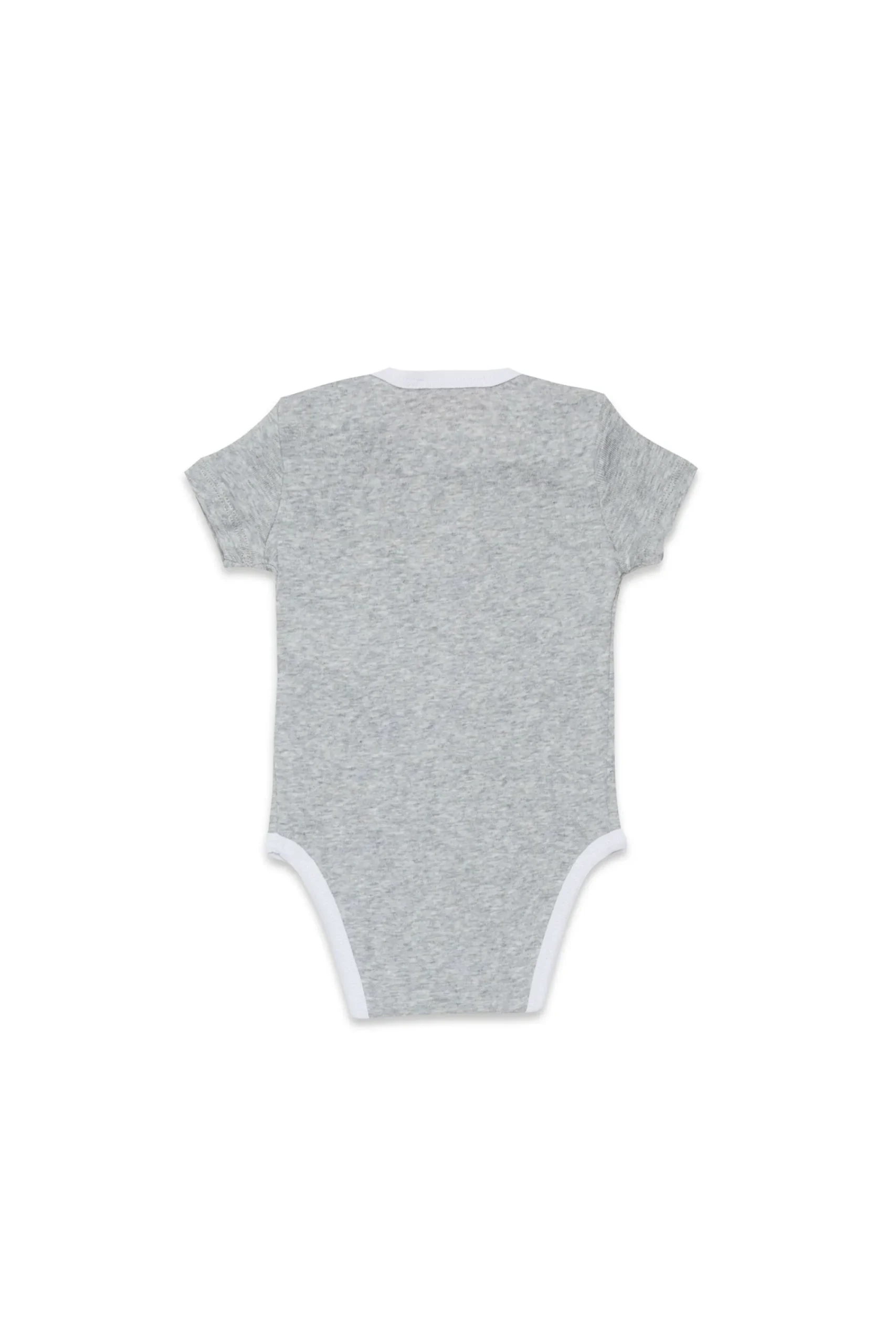 Newborn (0-12M)>DIESEL Bodysuit with Born for Success graphics grey melange