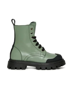 Boots And Combat Boots | Boots And Combat Boots>MARNI Boots with toe logo smoke green