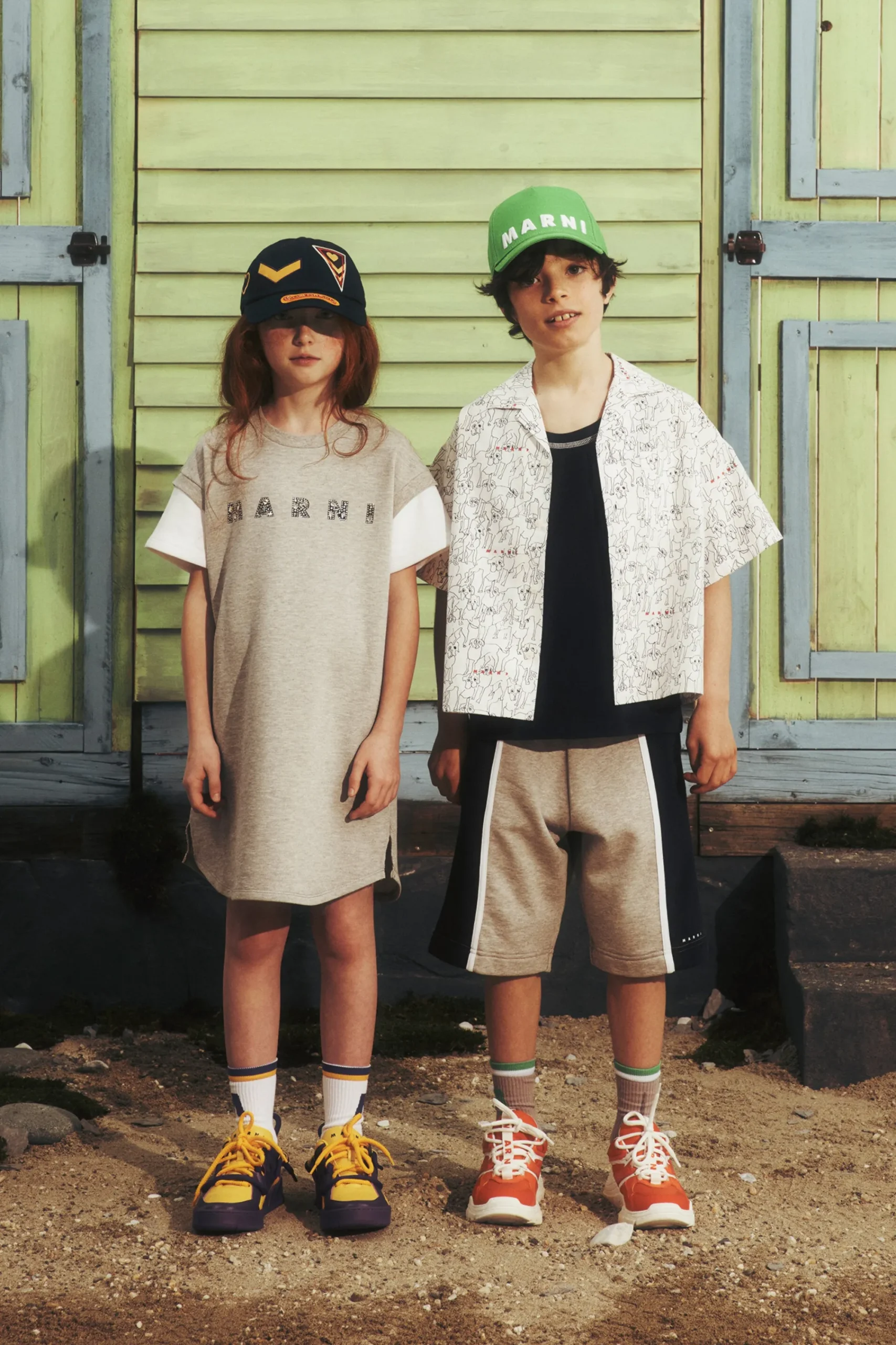 Shirts | Shirts>MARNI Bowling shirt in allover poplin Joy white
