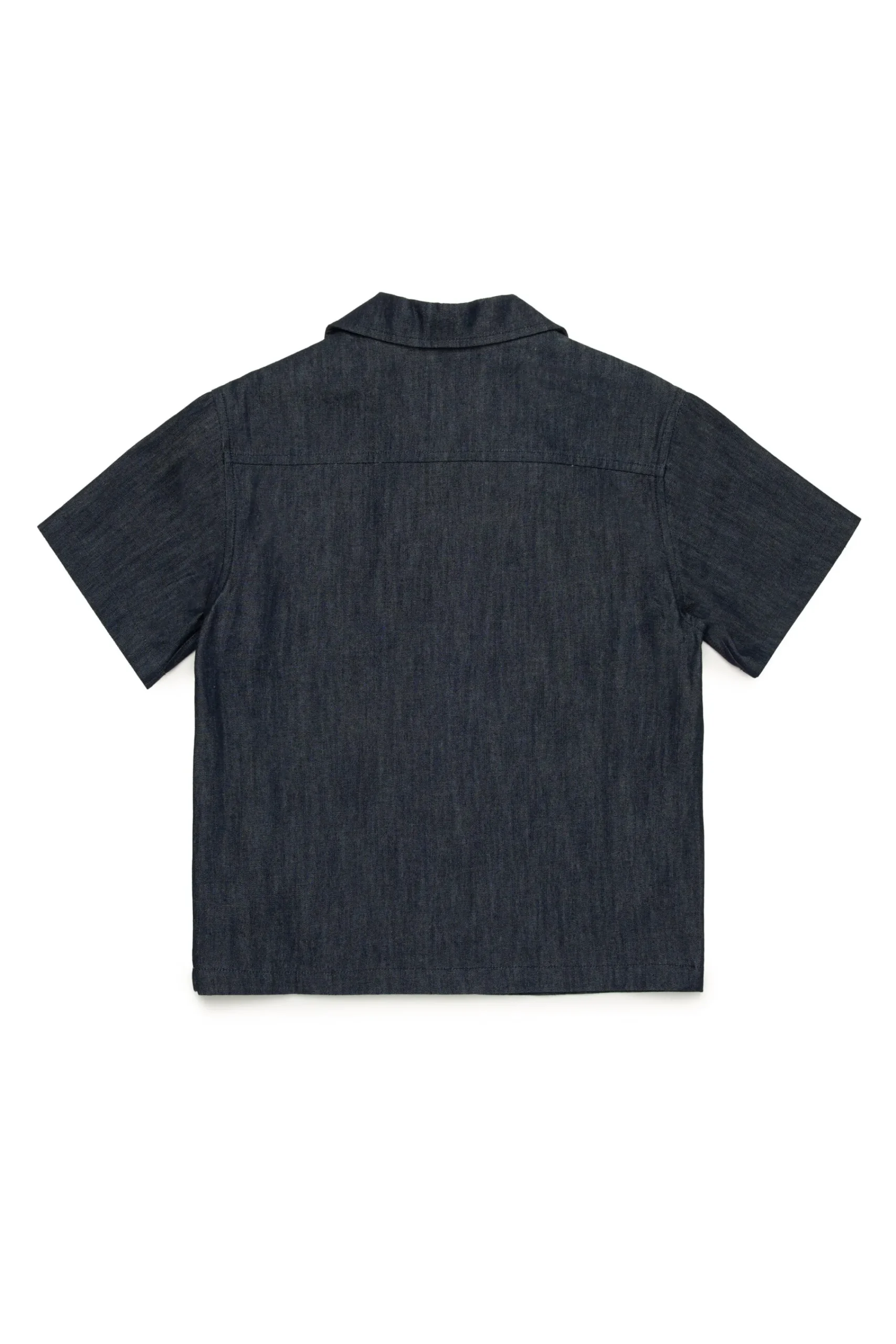 Shirts>N°21 Bowling shirt in chambray denim blue denim