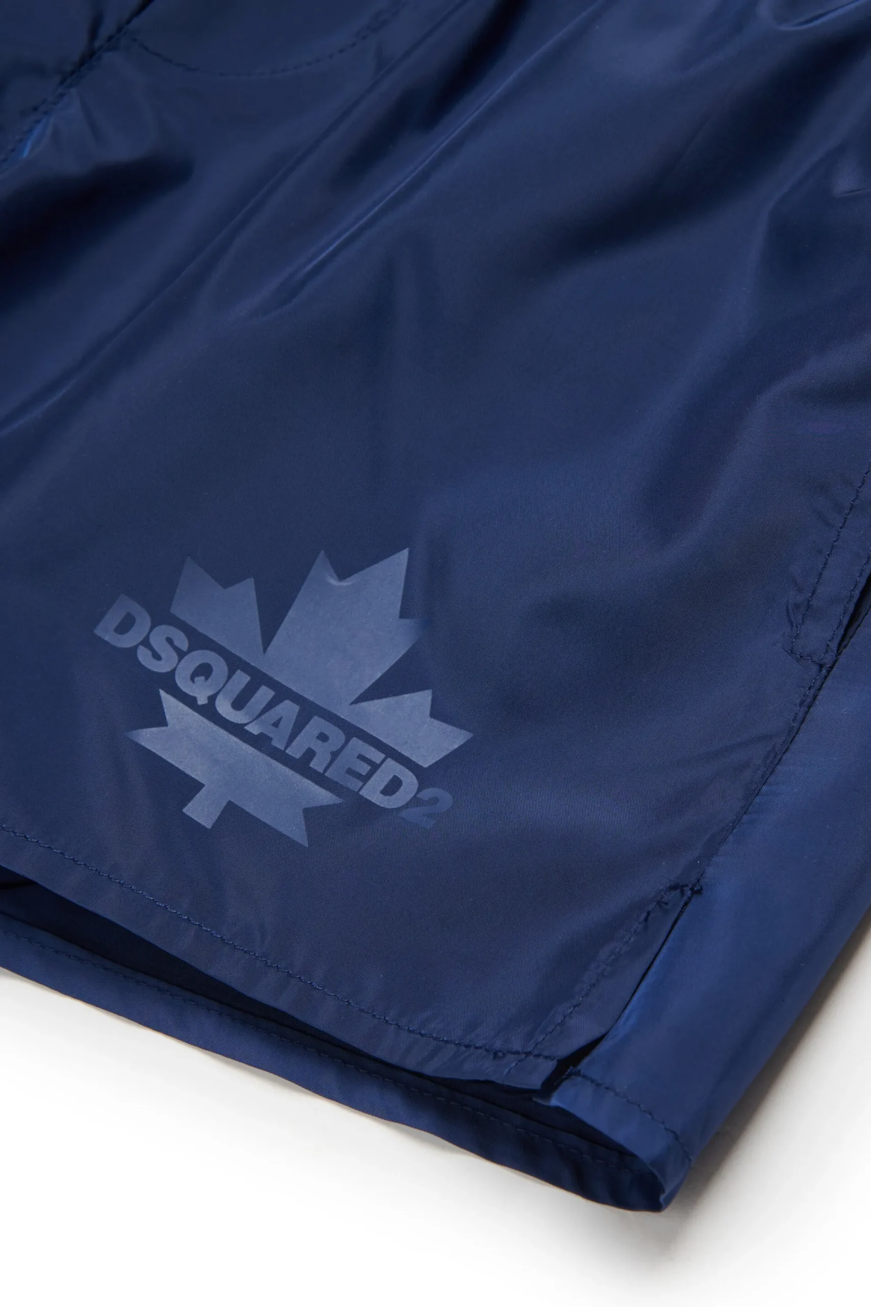 Swimwear | Swimwear>DSQUARED2 Boxer costume with Maple Leaf dark blue