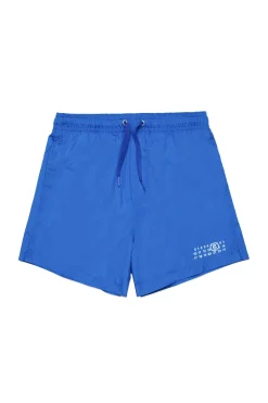 Swimwear | Swimwear>MM6 MAISON MARGIELA Boxer swimsuit branded with Numeric logo brilliant blu
