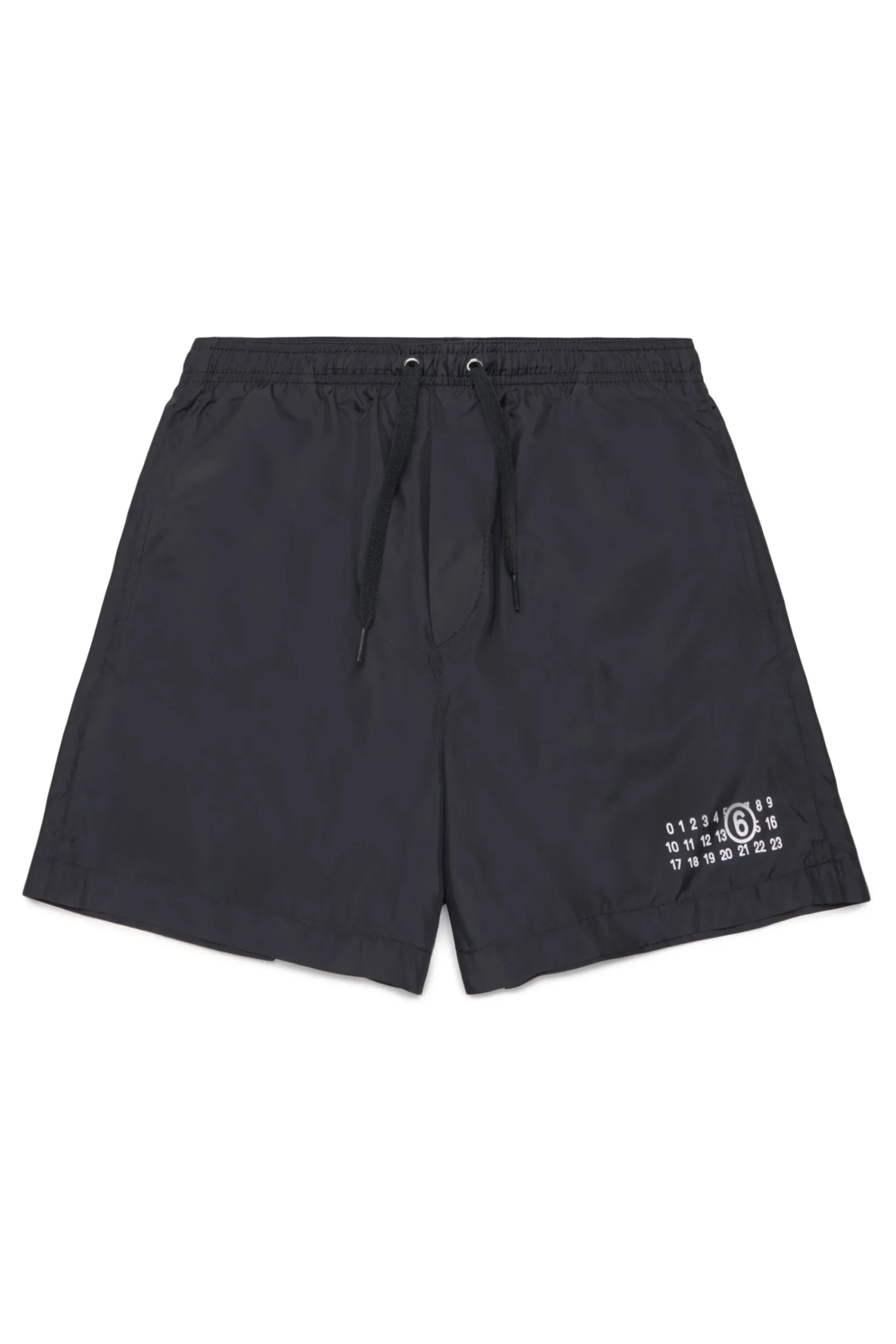Swimwear | Swimwear>MM6 MAISON MARGIELA Boxer swimsuit branded with Numeric logo black