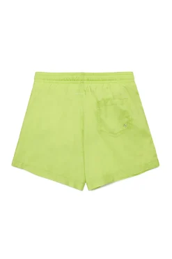 Swimwear | Swimwear>MM6 MAISON MARGIELA Boxer swimsuit branded with Numeric logo fluo green
