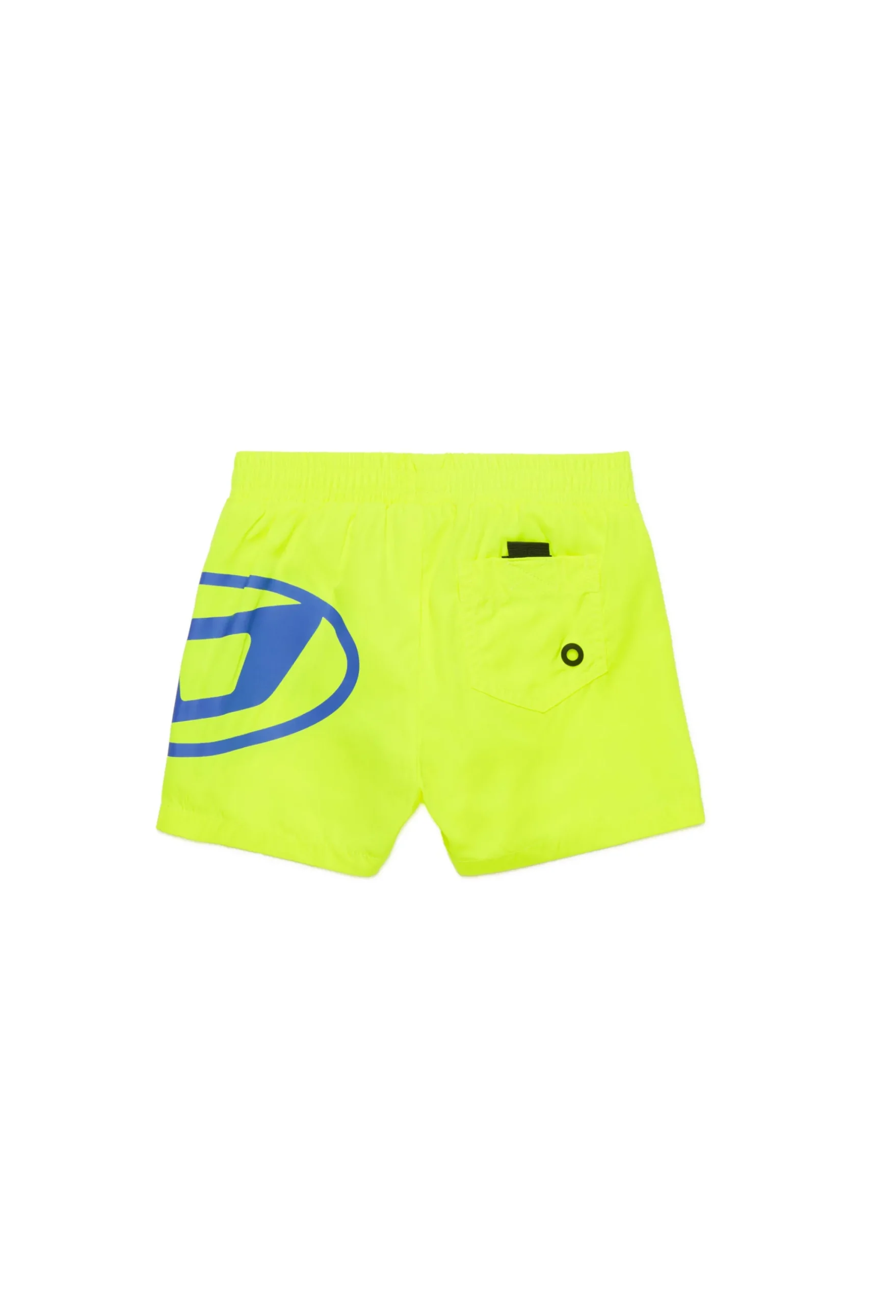 Swimwear | Oval D By Diesel>DIESEL Boxer swimsuit branded with Oval D logo fluo yellow