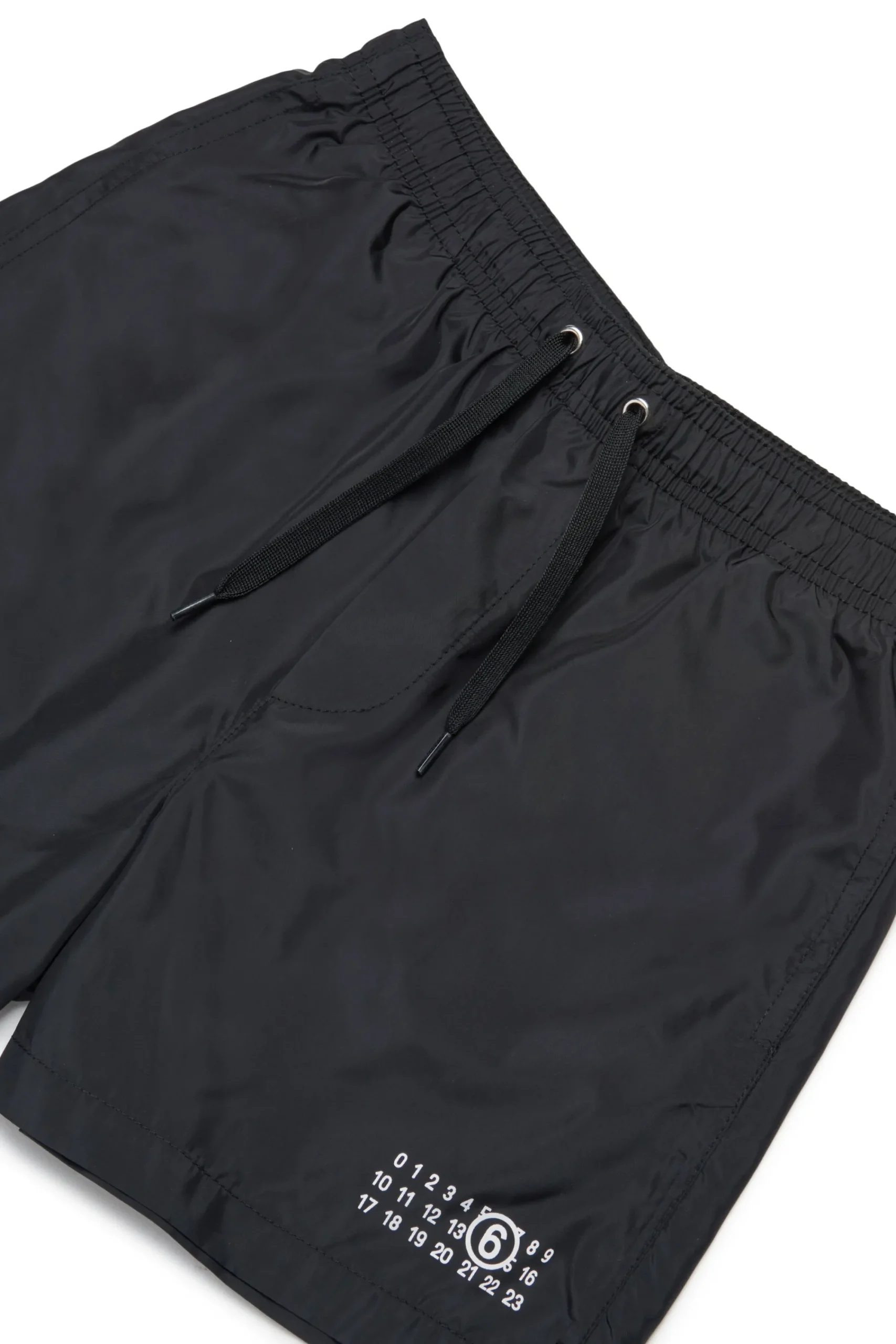 Swimwear | Swimwear>MM6 MAISON MARGIELA Boxer swimsuit branded with Numeric logo black