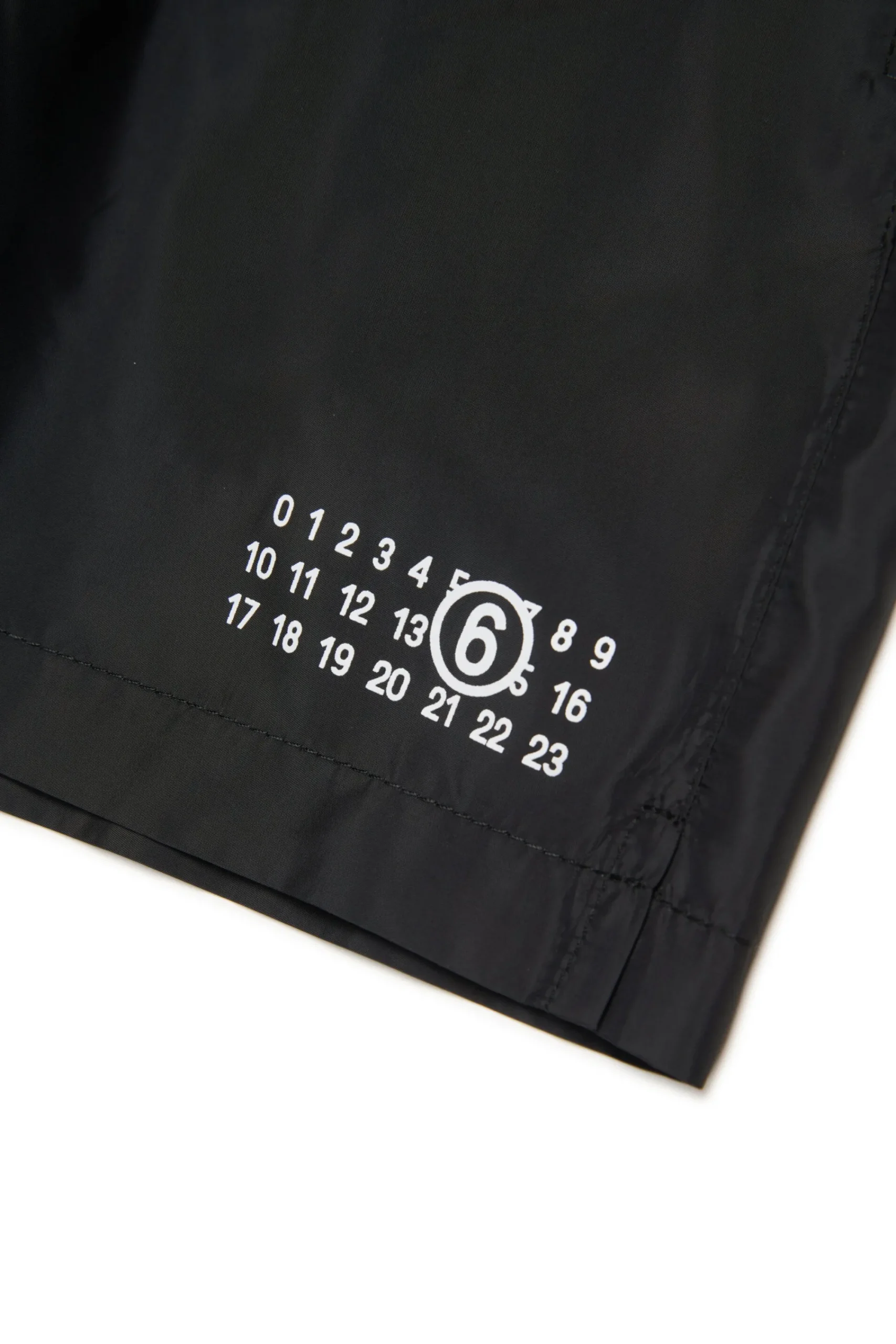 Swimwear | Swimwear>MM6 MAISON MARGIELA Boxer swimsuit branded with Numeric logo black