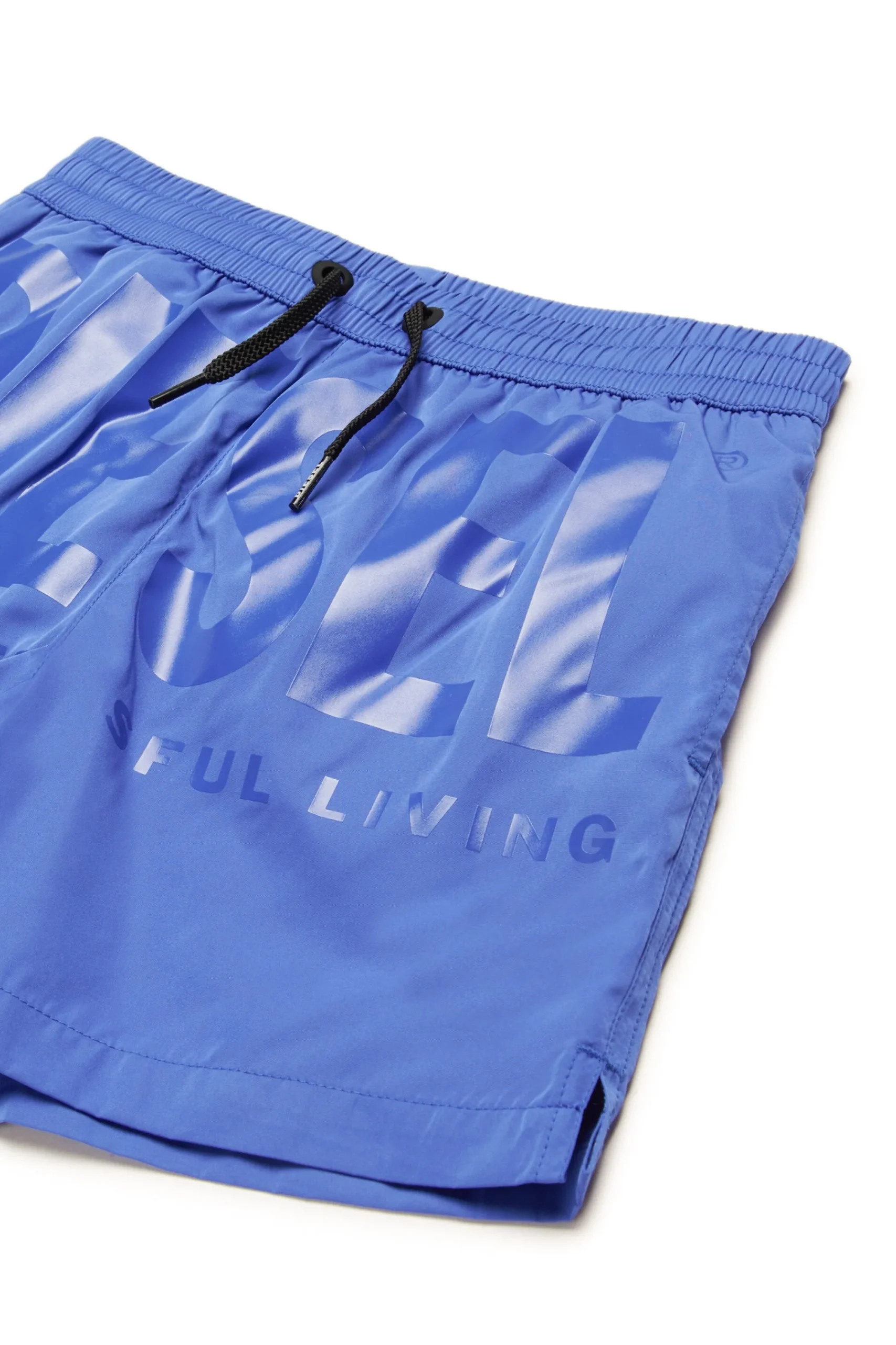 Swimwear | Swimwear>DIESEL Boxer swimsuit with institutional logo bright bluette