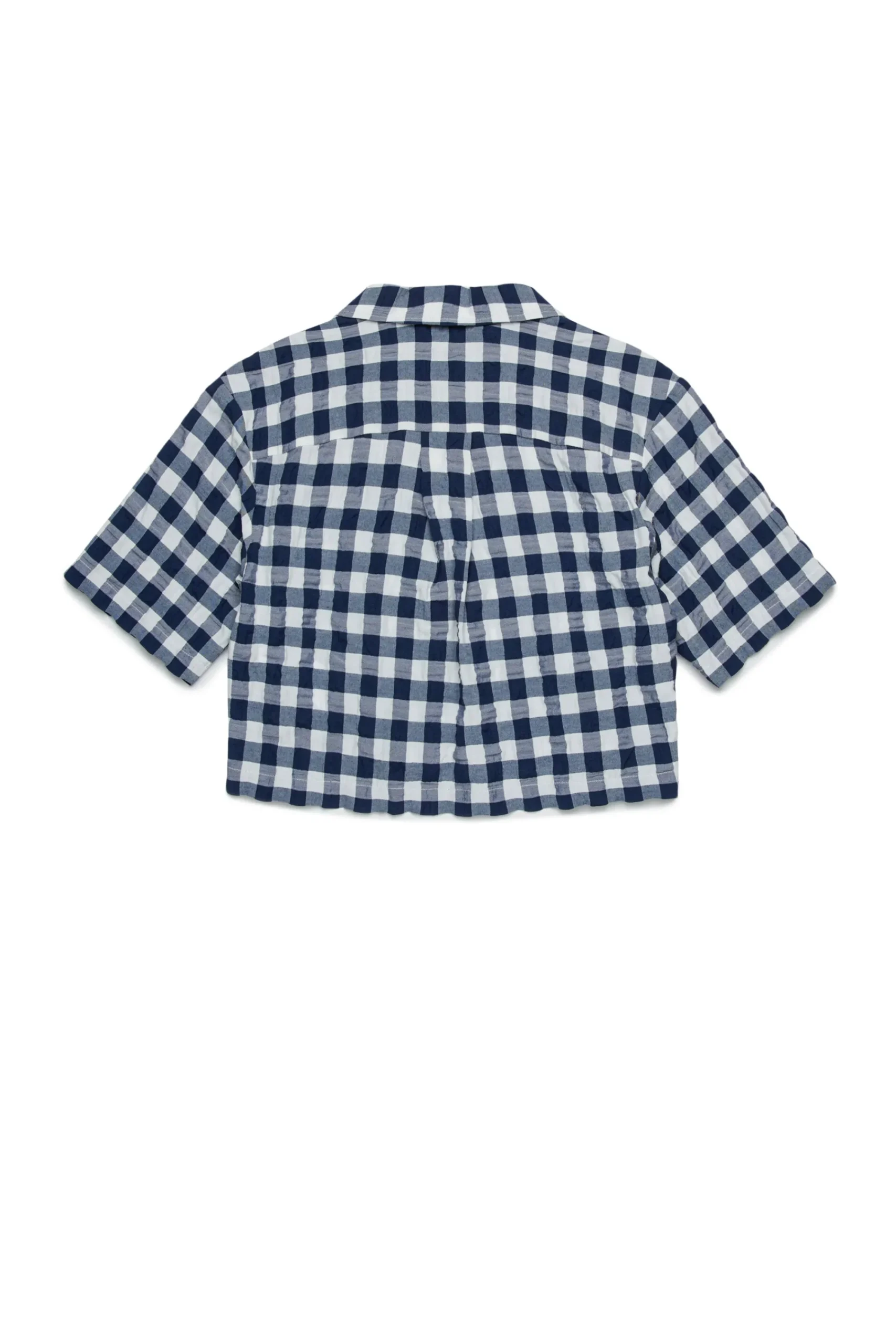 Shirts>MAX&Co. Boxy allover Check shirt bluette