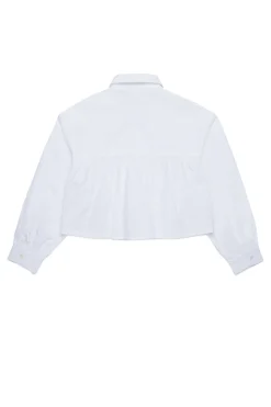 Shirts | Party Looks>MAX&Co. Boxy poplin shirt white