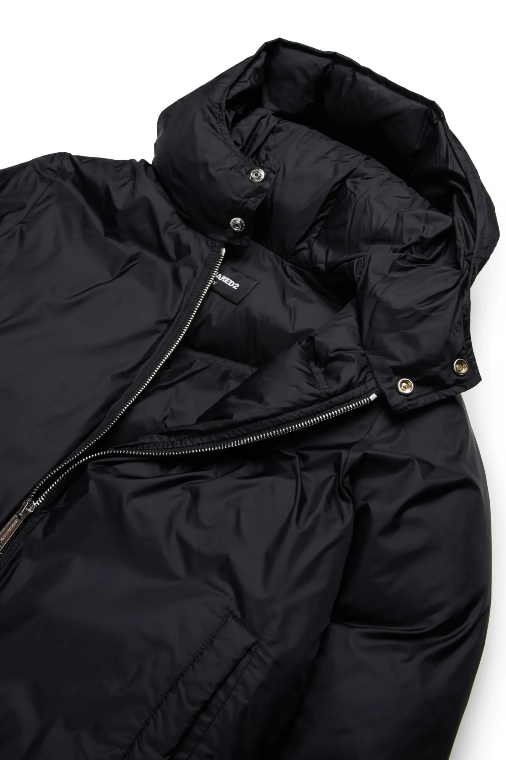 Jackets And Padded Jackets | Jackets And Padded Jackets>DSQUARED2 Branded added jacket black