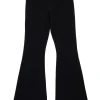 Pants | Activewear>N°21 Branded bootcut leggings pants black