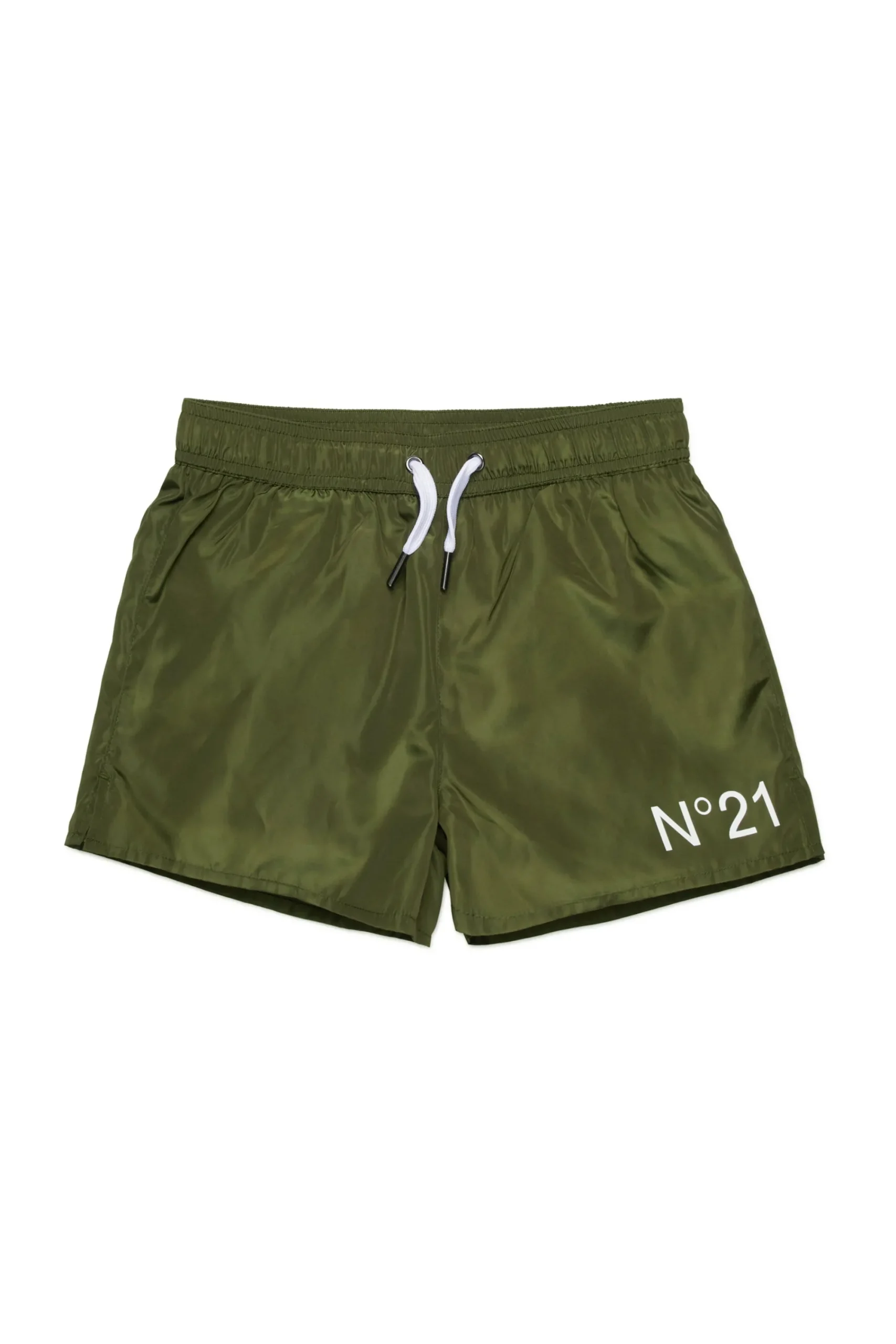 Logomania | Logomania>N°21 Branded boxer shorts military green