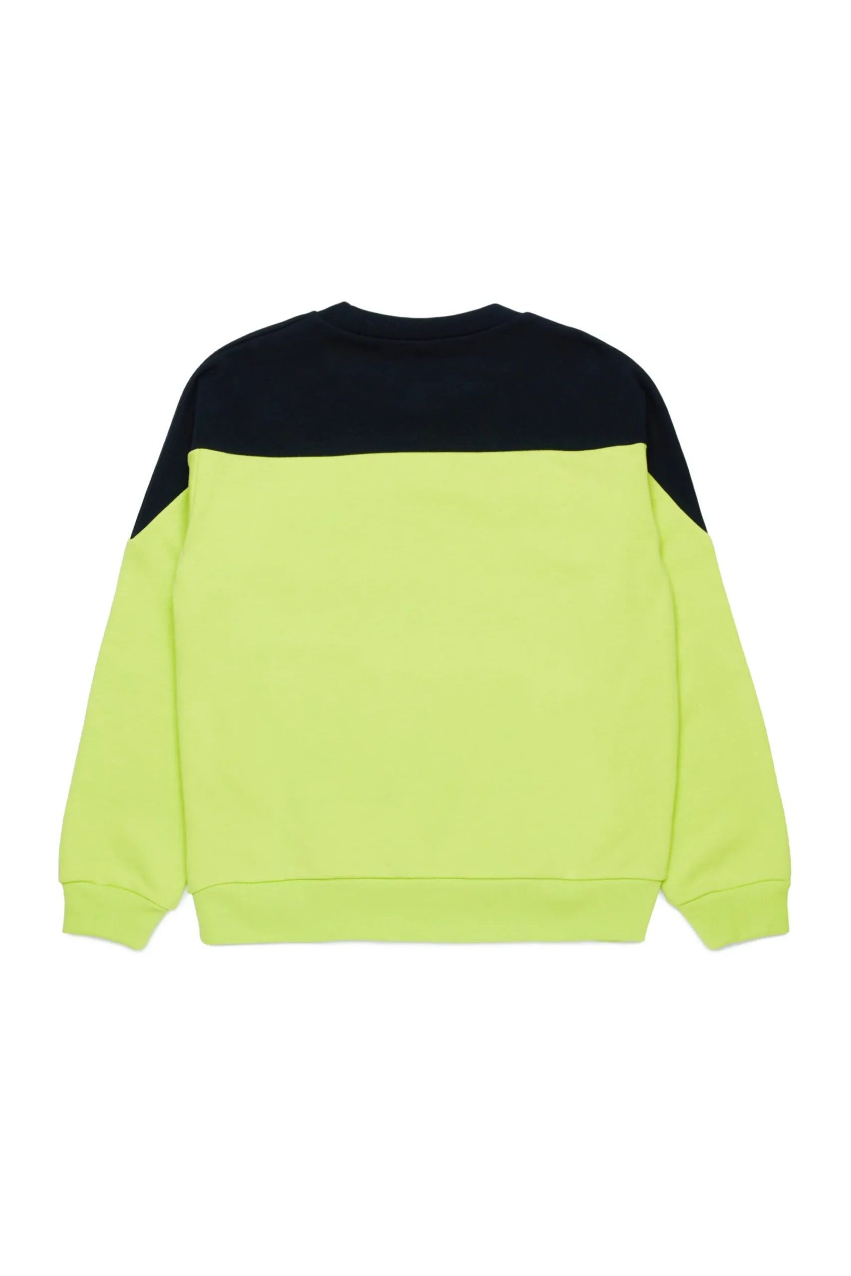 Sweatshirts | Sweatshirts>MARNI Branded colourblock crew-neck sweatshirt slime green