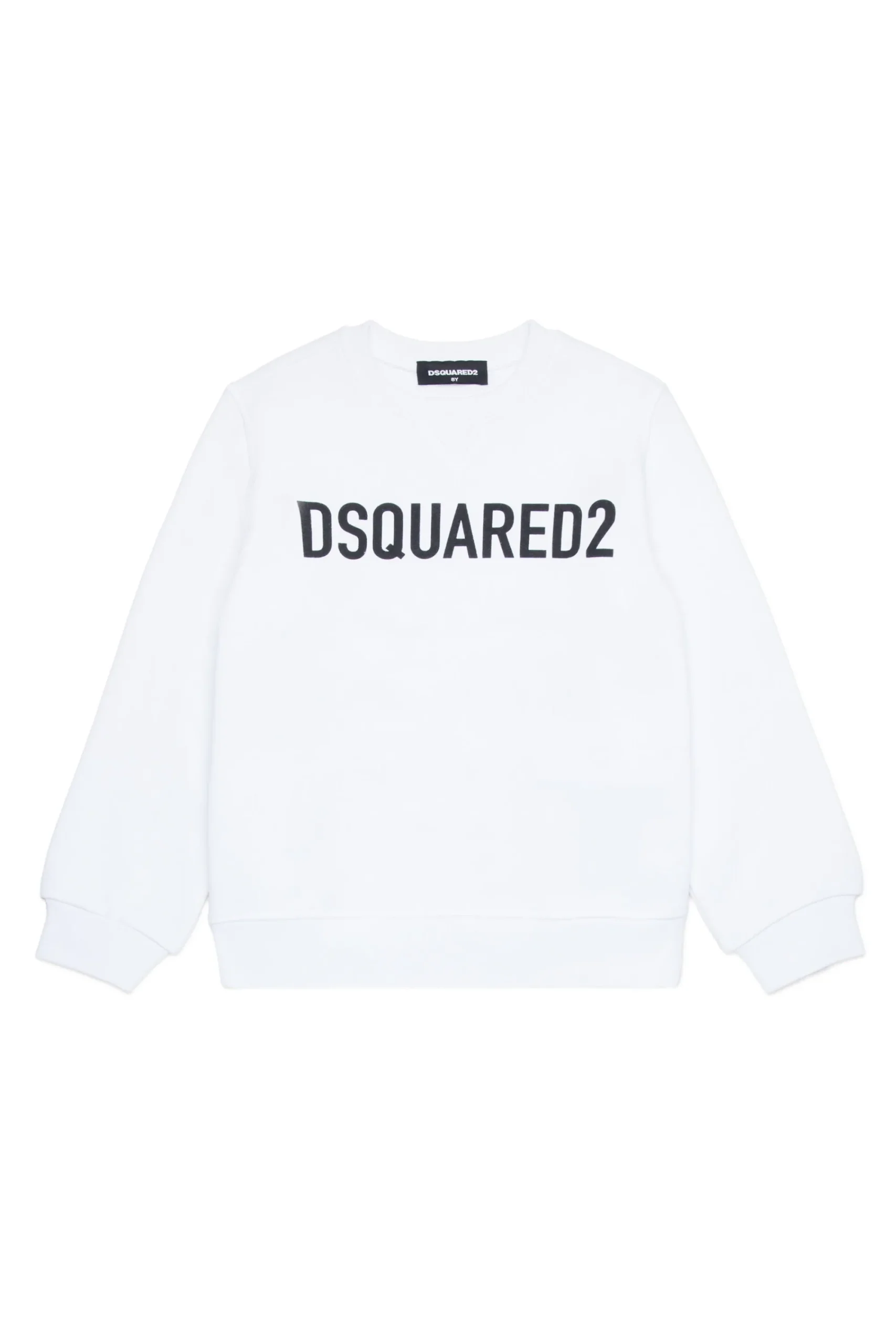 Sweatshirts | Sweatshirts>DSQUARED2 Branded crew-neck sweatshirt white