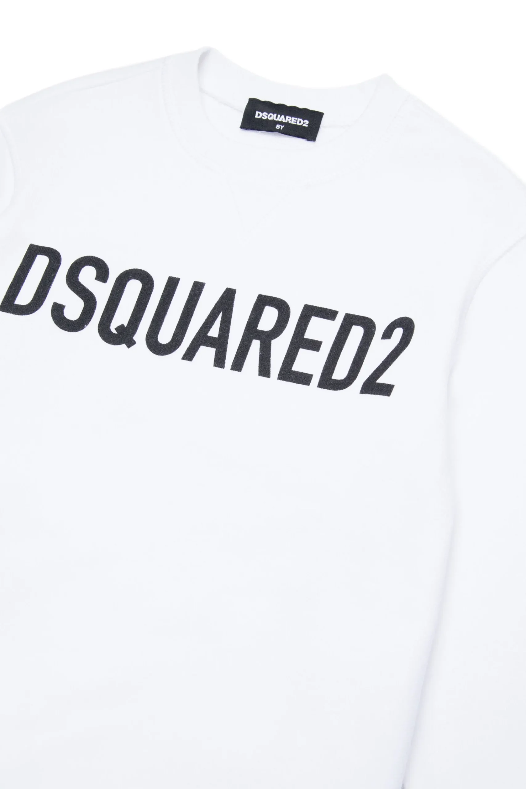 Sweatshirts | Sweatshirts>DSQUARED2 Branded crew-neck sweatshirt white