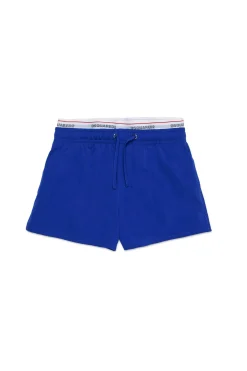 Swimwear | Swimwear>DSQUARED2 Branded elastic boxer shorts blue surf the web