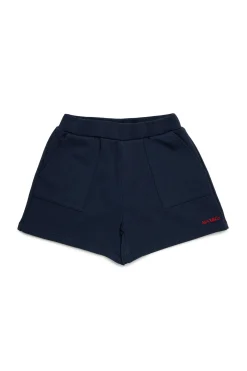 Shorts | Activewear>MAX&Co. Branded fleece shorts bluette