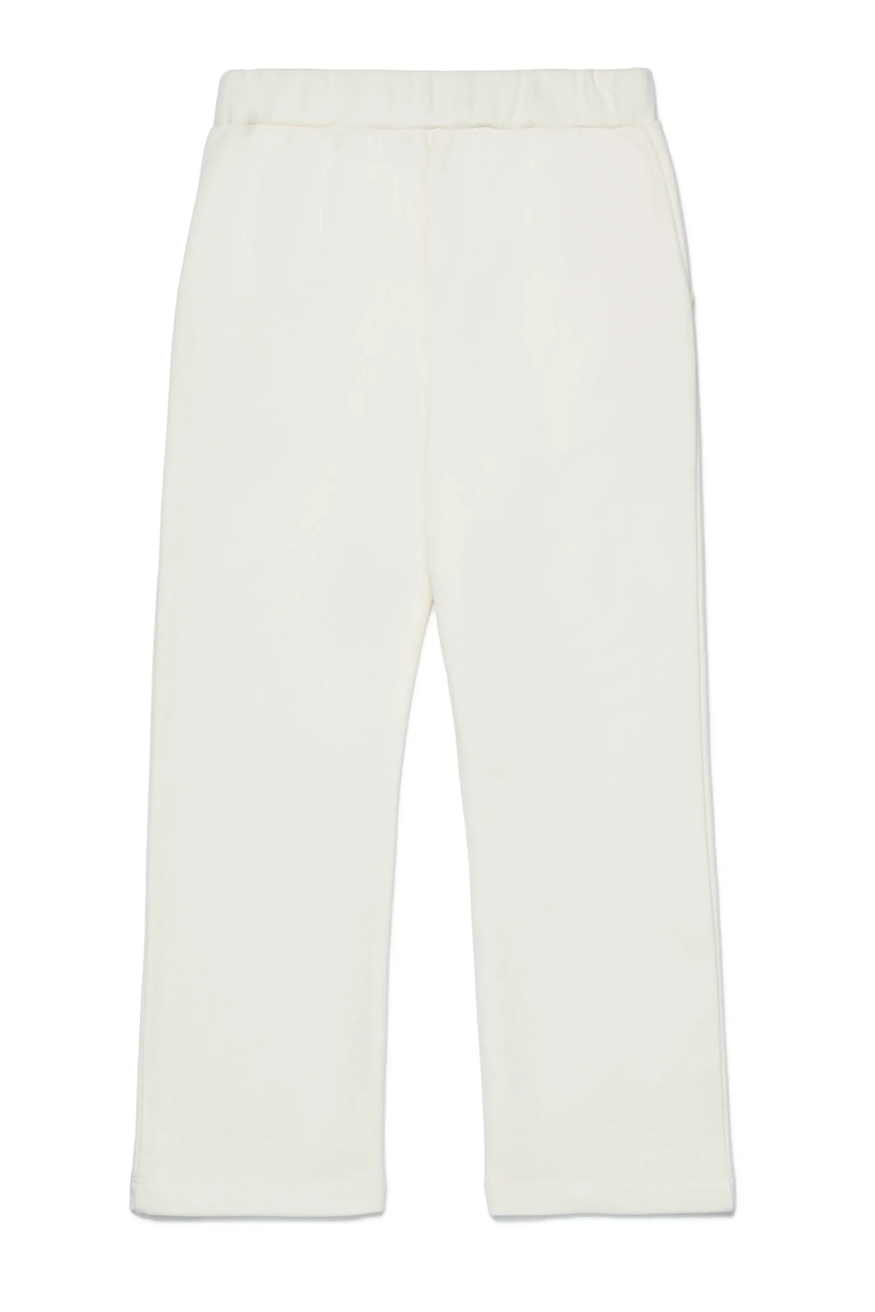 Pants>MAX&Co. Branded fleece trousers white