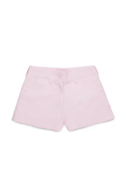Shorts | Party Looks>MARNI Branded gabardine shorts light pink