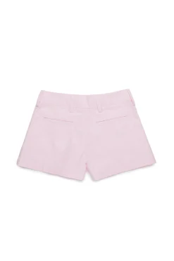 Shorts | Party Looks>MARNI Branded gabardine shorts light pink
