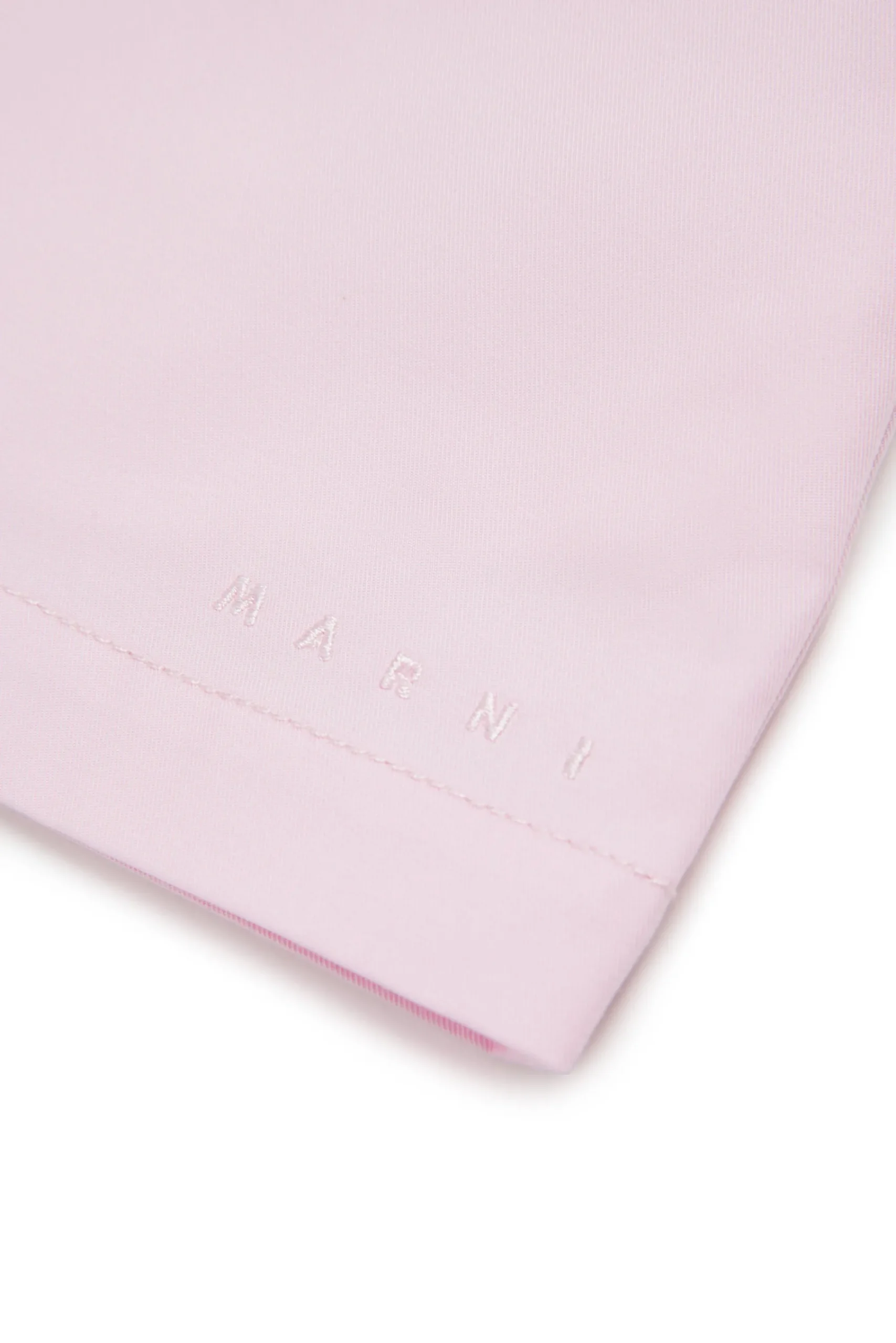 Shorts | Party Looks>MARNI Branded gabardine shorts light pink