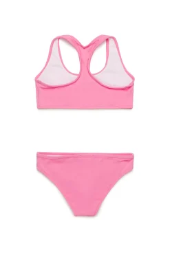 Swimwear | Logomania>N°21 Branded lycra bikini swimsuit pink
